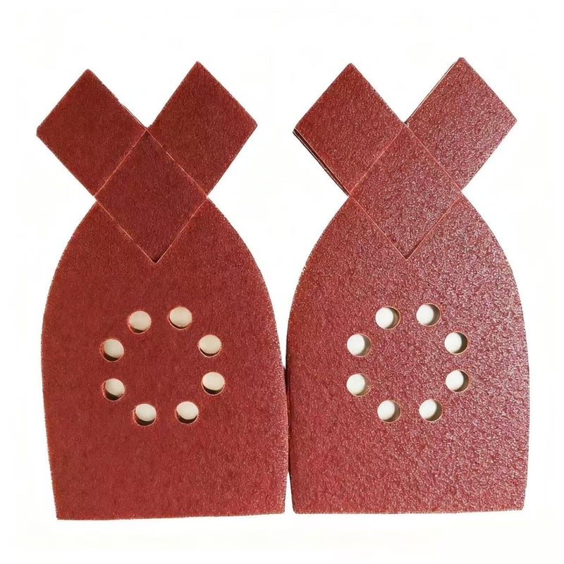 DUSJVYUE 30pcs 240 Grit Sanding Pads Large Mouse Detail Sander Sandpaper 8 Holes Hook and Loop Mouse Sander Pads for Black and Decker KA220G KA230 Mega Mouse Cyclon Sandstorm Craftsman Sanding Sheets - Image 1